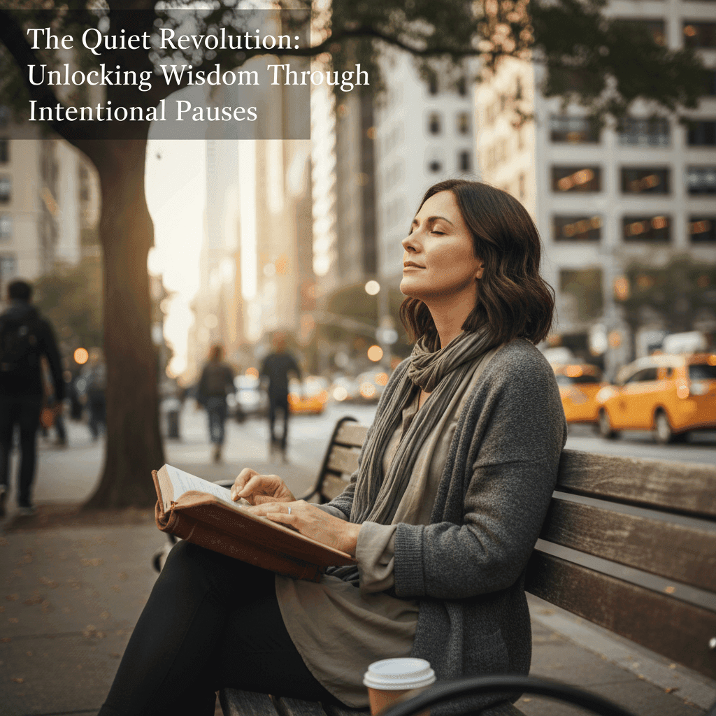 The Quiet Revolution: Unlocking Wisdom Through Intentional Pauses