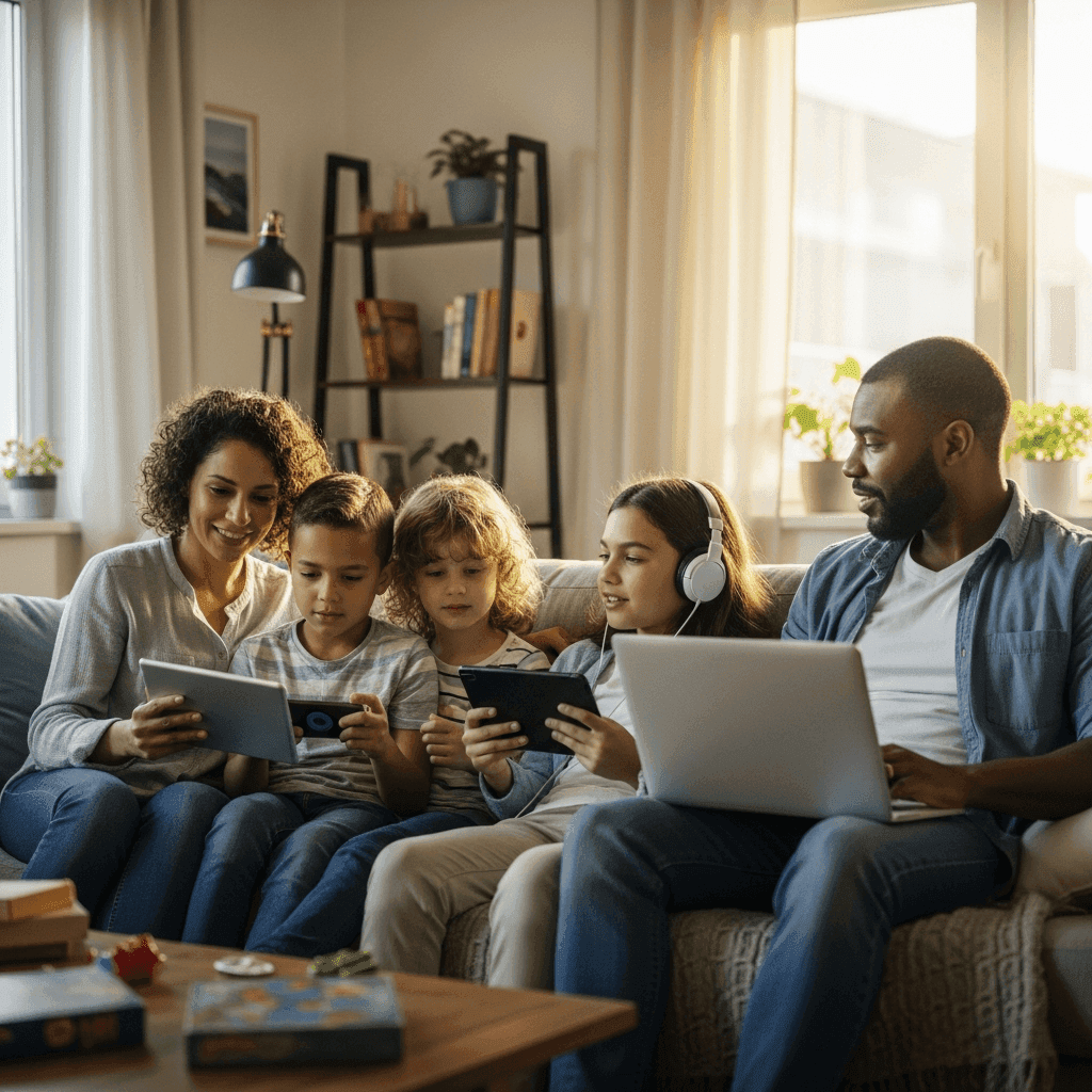 Home Screen Harmony: Reimagining Family in the Digital Age