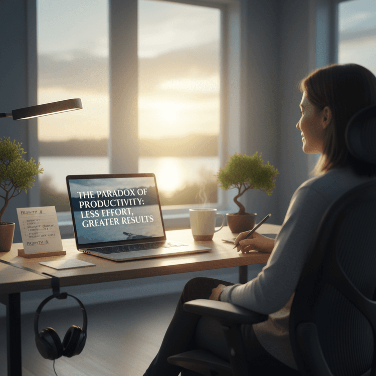 The Paradox of Productivity: Less Effort, Greater Results