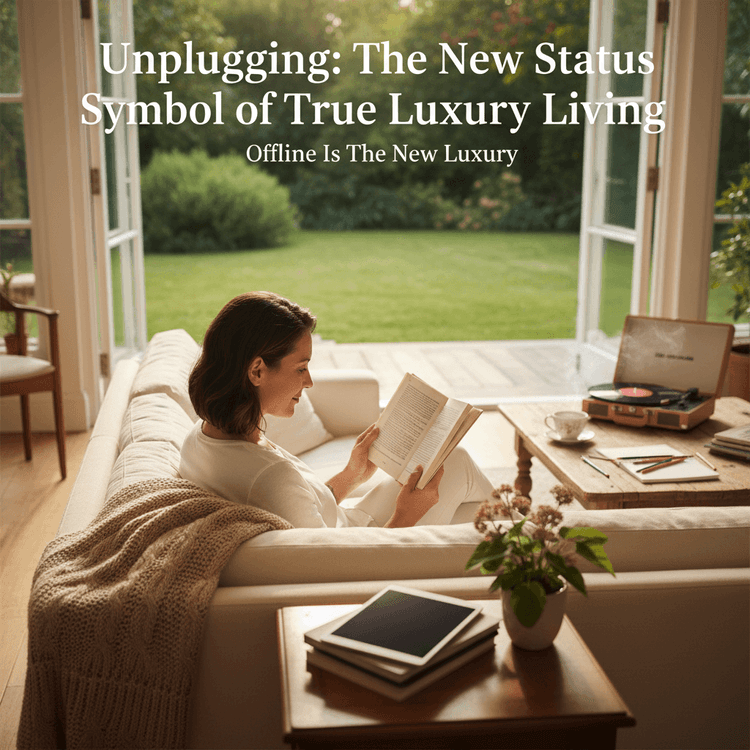 Unplugging: The New Status Symbol of True Luxury Living