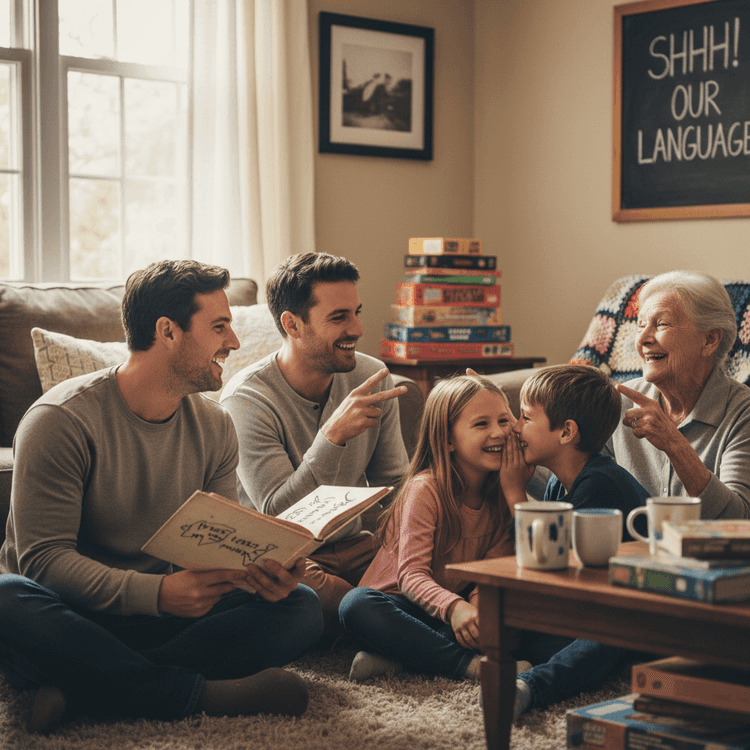 Shhh! Our Family's Secret Language: A Code of Love & Laughter