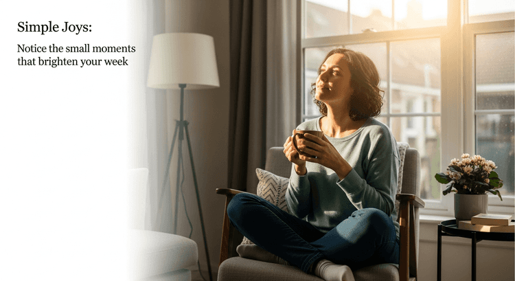 Simple Joys: Notice the small moments that brighten your week