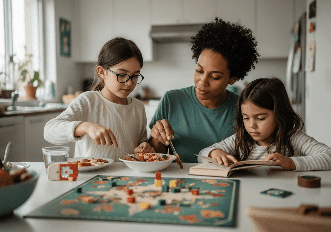 Beyond the babysitter: simple dates at home, with kids
