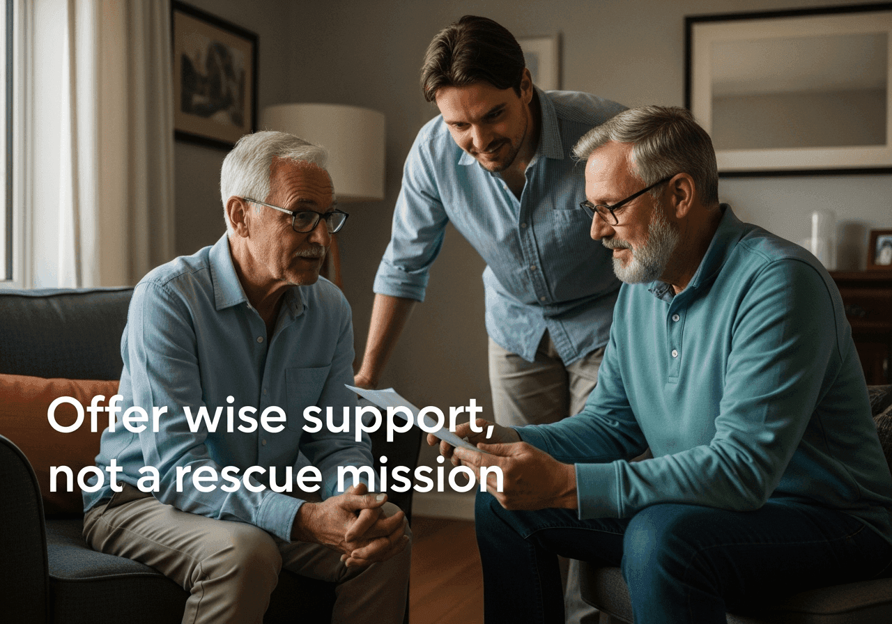 Offer wise support, not a rescue mission