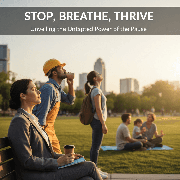 Stop, Breathe, Thrive: Unveiling the Untapped Power of the Pause